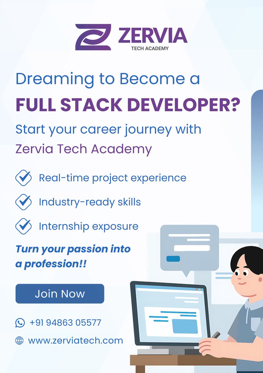 Zervia Tech Academy tweet media