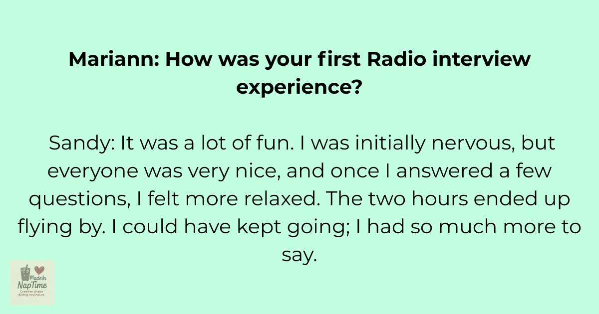 Sandy16409931's tweet image. I went into my first radio interview nervous… and left wishing it hadn’t ended 🎙️

Funny how quickly that changed.

#AuthorLife #WritingJourney #IndieAuthor