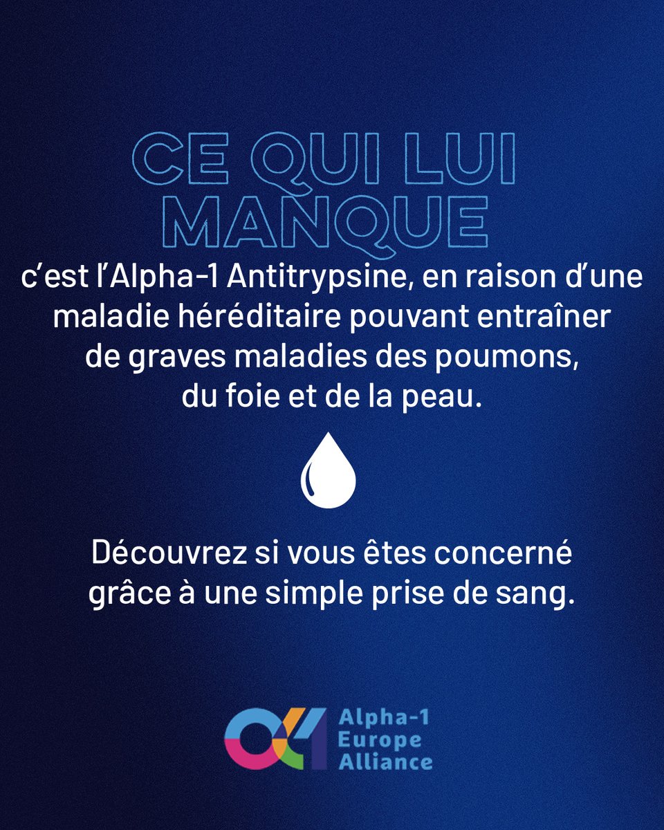 alpha1bel's tweet photo. La  jaunisse persistante chez un nouveau-né peut-elle être la pièce manquante dans le puzzle de sa santé ? Il est crucial d'envisager le déficit en alpha-1-antitrypsine (DAAT). Dans le DAAT, des mutations héréditaires provoquent l'accumulation dans le foie d'une alpha-1-antitrypsine (AAT) anormale, une protéine protectrice, entraînant des lésions organiques. La jaunisse persistante chez les nouveau-nés est souvent le principal indicateur de cette maladie génétique, signalant une atteinte hépatique. Le diagnostic du DAAT est simple et ne nécessite qu'un test sanguin. En savoir plus : https://t.co/OZCS1xrnuT #TheMissingPiece #UnitedForAlpha1