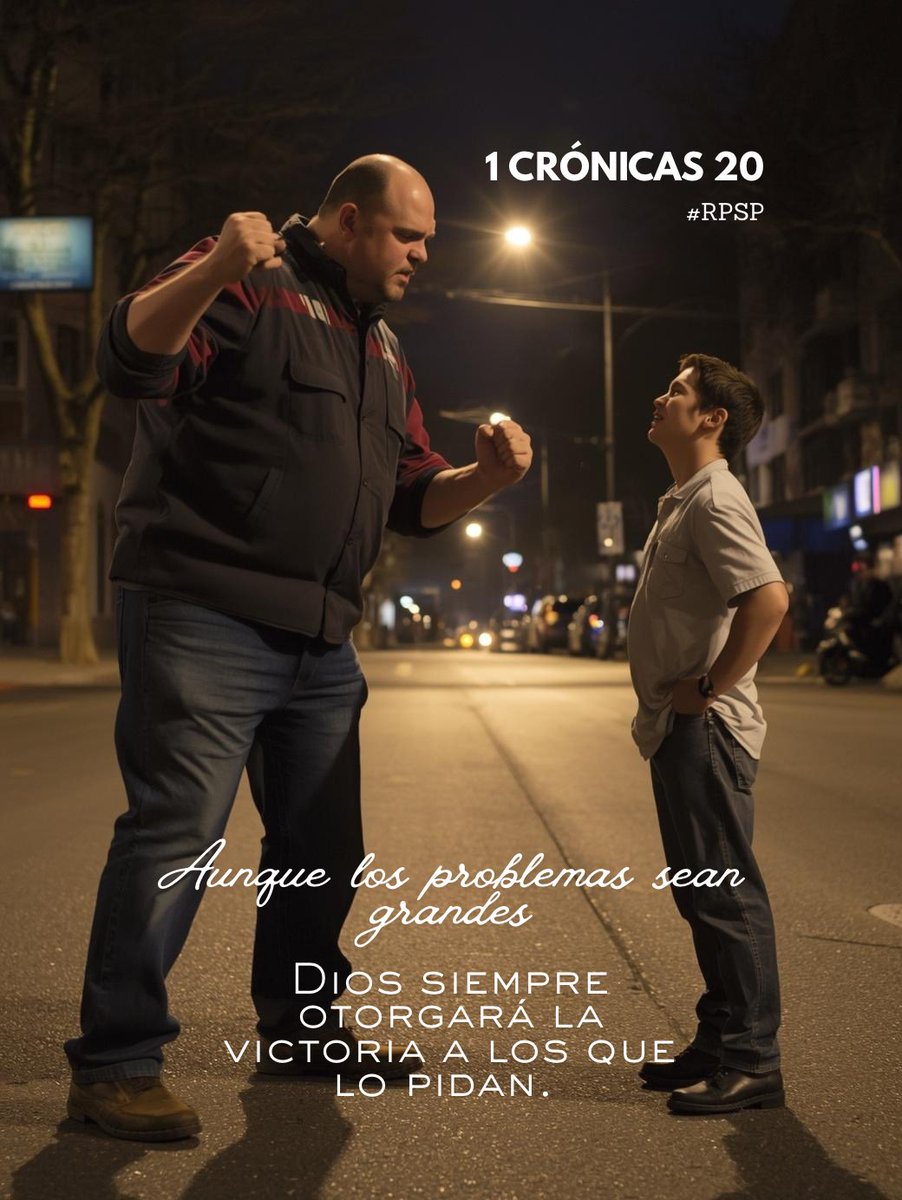 #1Crónicas20
4 Después de esto aconteció que se levantó guerra en Gezer con los Filisteos; é hirió Sibbecai Husathita á Sippai, del linaje de los gigantes; y fueron humillados.

Ante problemas complejos, Dios nos otorga salidas apropiadas. Confiemos en Él.
#rpsp
#PrimeroDios
#RID