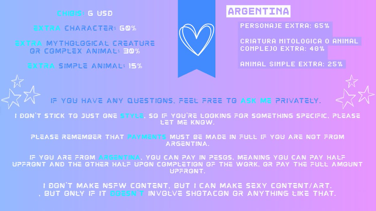Open commissions! nwn)/ <3

More information i'm My profile or DM me uwu

#artw #CommissionedArt #commisionopen #commissionwork