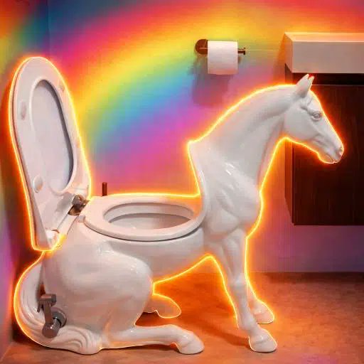 DegennDan's tweet photo. Today is National Unicorn Day and we have a SUPER viral meme of a Porcelain Horse as a Toilet 🤣🤣

5.6m views in a single day

https://t.co/xQ9prceNrK

If there was a day to send a a viral horse meme, it would be today! https://t.co/TBJRQ5ExZn