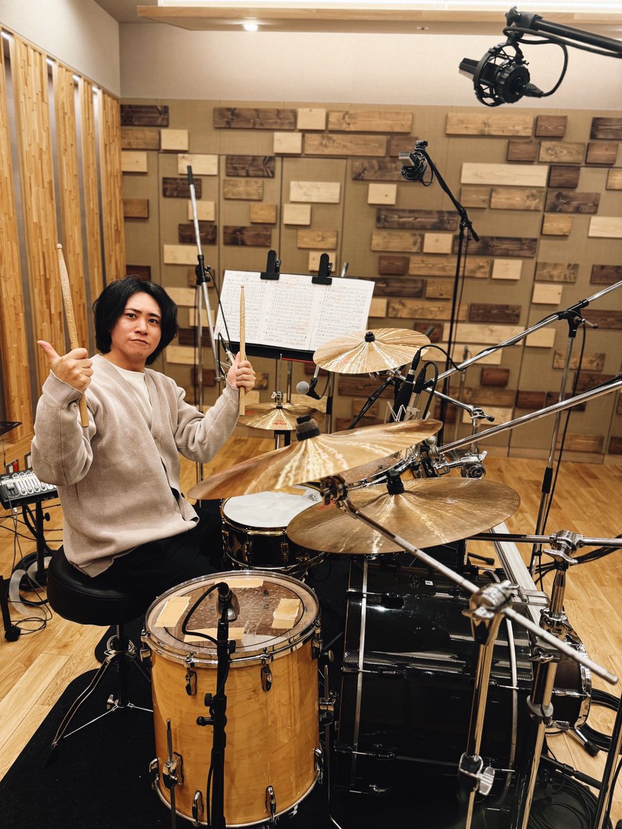 toshikunorz's tweet image. 新スタジオでRECっした🥁🔥
#drum #レコーディング