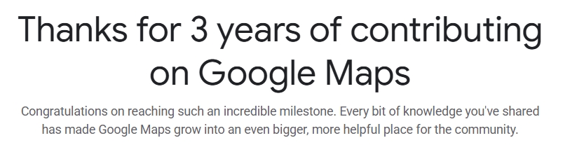 editedbyprince's tweet photo. I'm celebrating 3 years of Google Maps contributions! https://t.co/zj0JcXDcKM https://t.co/1bwu2Souwk