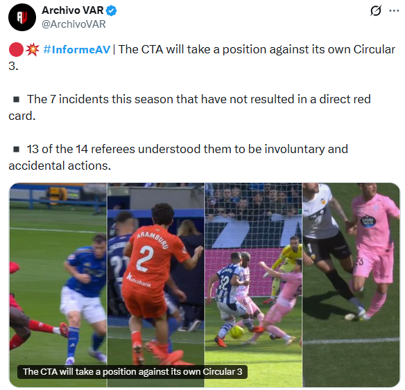 FCUefvarcelona's tweet photo. Correct, in the UCL Barça gets a penalty overturned after their player gets studs planted into his calf (unlike Martín, who kicked the ball before contact and still conceded a foul for something every similar case in LaLiga didn't end up in a red) and UEFA WON'T EVEN APOLOGISE. https://t.co/IHb50WdUIi