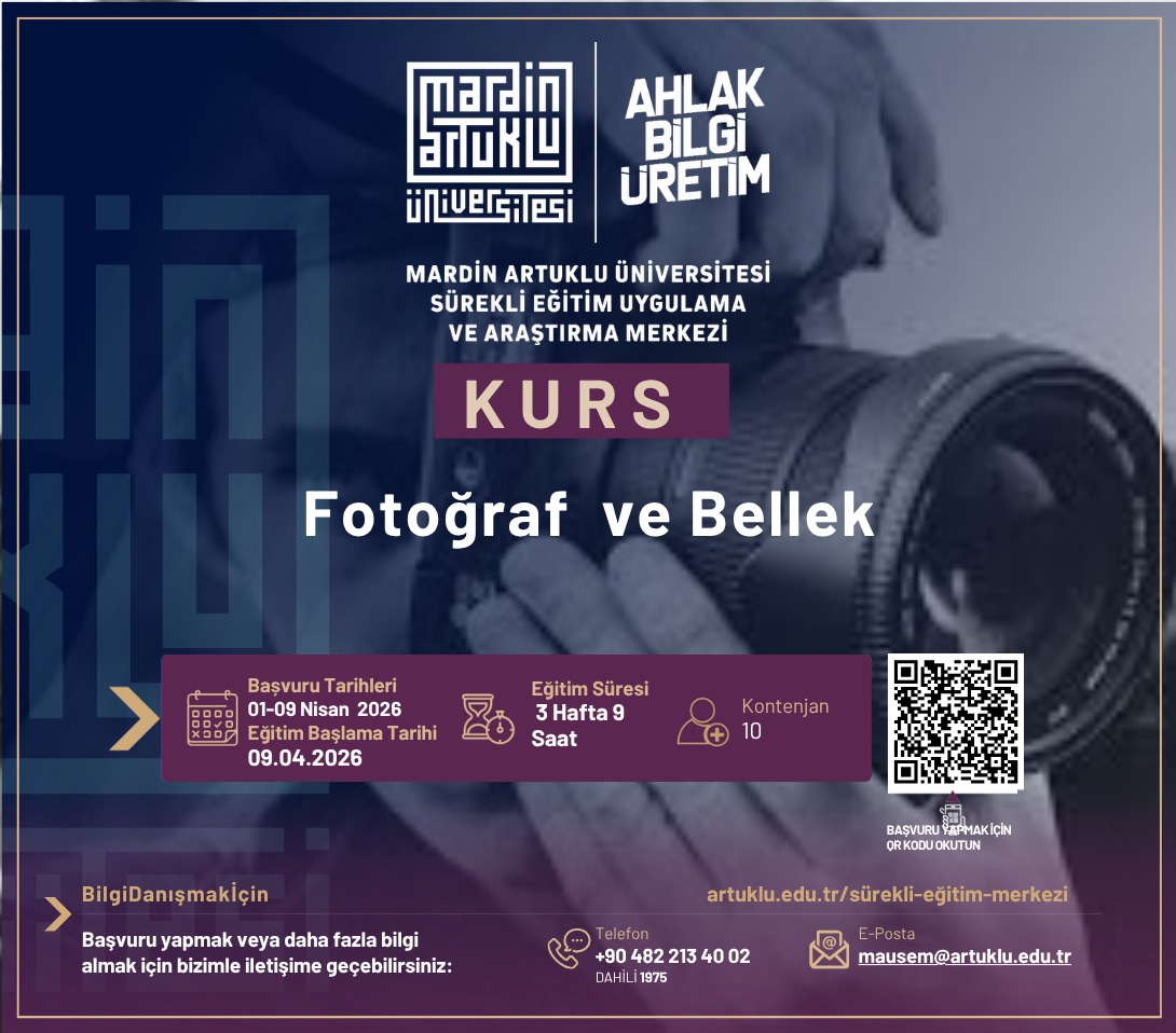 mau_sem's tweet photo. Sürekli Eğitim Uygulama ve Araştırma Merkezimizde  Fotoğraf ve Bellek Eğitimi Kursu başlıyor.@ibrahimozcosar  @mardinartuklu  @DiriozMustafa https://t.co/yqnZb9Dk3L