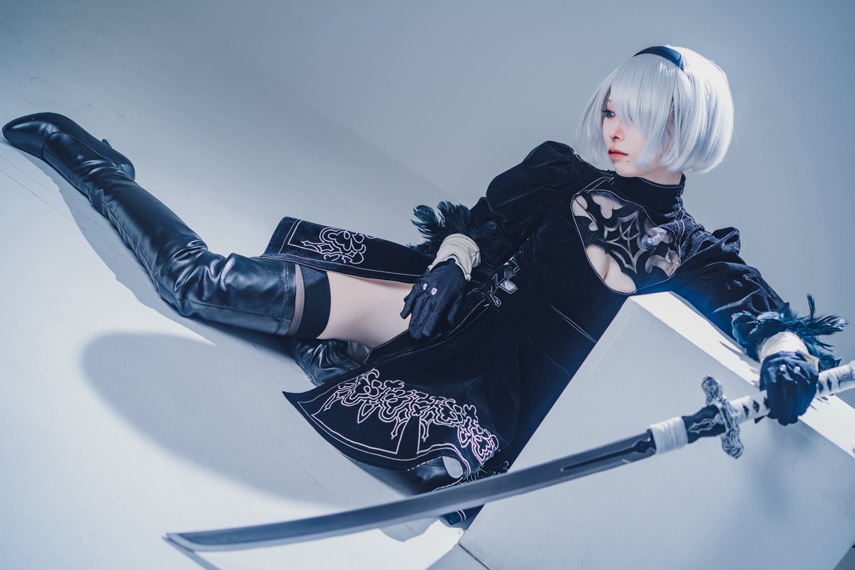 pechico_cos's tweet image. ⚠︎cosplay

_モノクロの世界_
NieR:Automata ／ 2B

#2B #ニーア_コスプレ