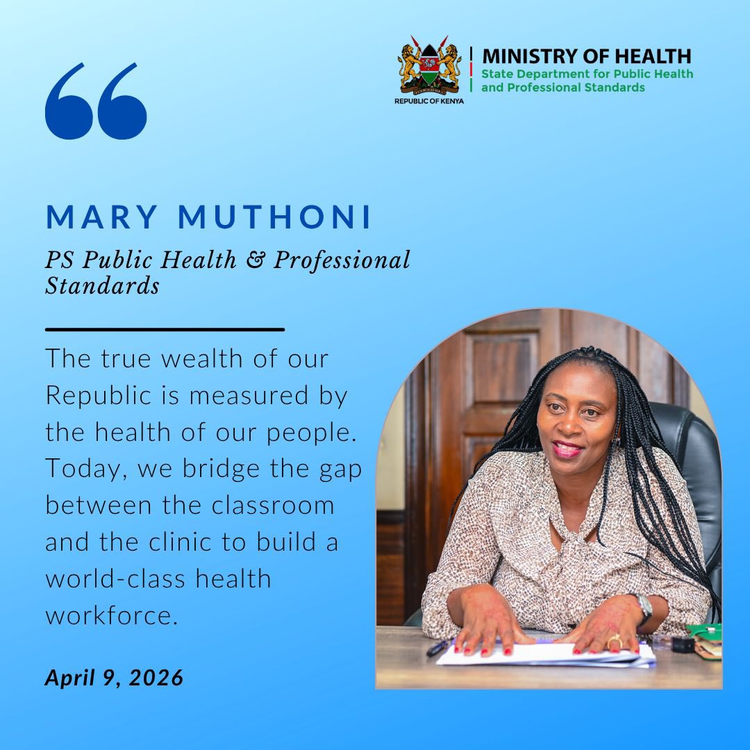 Mary Muthoni Muriuki, CBS, HSC tweet media