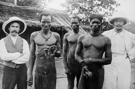 GUnderground_TV's tweet photo. On this day in 1835, one of Europe’s worst monsters, King Leopold II of Belgium🇧🇪, was born. 

During his rule, he declared Congo as his personal colonial possession and proceeded to commit horrific genocide upon the Congolese people. 

8-10 million Congolese died during ‘personal rule’, with violence as a mechanism of organising production. Through mercenaries, prisons, forced starvation, and executions, Leopold II turned Congo into a concentration camp, using Congolese as the labour to extract vast profits from the rubber quotas imposed on the population.

The profits were used to build Belgium’s grand buildings and landmarks, while Congolese were exterminated systematically through forced labour, mass killings, and famine. 

While the metropole of Belgium’s empire flourished, while Congo became an extraction machine. Workers who failed to meet the quotas were mutilated, having their hands cut off. These workers included children. 

Villages were punished collectively. Women were held hostage until men delivered rubber. Failure meant mutilation, flogging, or execution. Terror was the incentive structure. Pain replaced wages. 

The Congolese people never saw the profits, only the oppression of being used as slave labour. Belgium has still not offered a formal apology to the Congolese people for the genocidal atrocities committed against them…

Because doing so would acknowledge a fundamental truth; that European capitalism was not born from ‘innovation’, ‘free trade’, or ‘liberal values’, but through barbaric destruction of global south nations and the looting of their resources for profit.