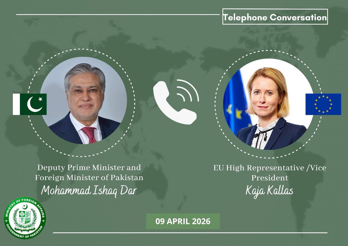 Ministry of Foreign Affairs - Pakistan tweet media