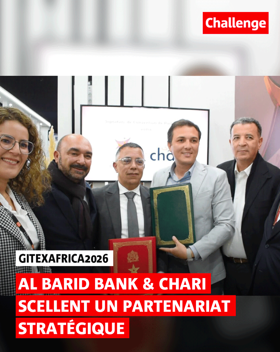 Challenge_ma's tweet image. En marge du GITEX Africa 2026, Al Barid Bank et Chari signent une alliance majeure pour accélérer les paiements digitaux et renforcer l’inclusion financière au Maroc 👉 shorturl.at/j4tuy
#GITEXAfrica2026 #AlBaridBank #Chari #Fintech #PaiementDigital #MarocDigital #Ecommerce