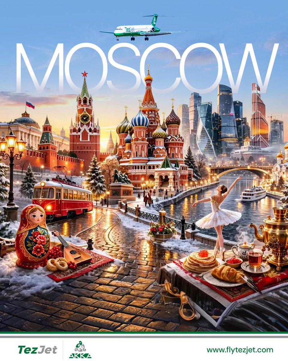 FlyTezJet's tweet image. 🇬🇧 From timeless domes to modern streets

flytezjet.com

#TezJet #TezToMoscow #FlyTezJet #MoscowMoments