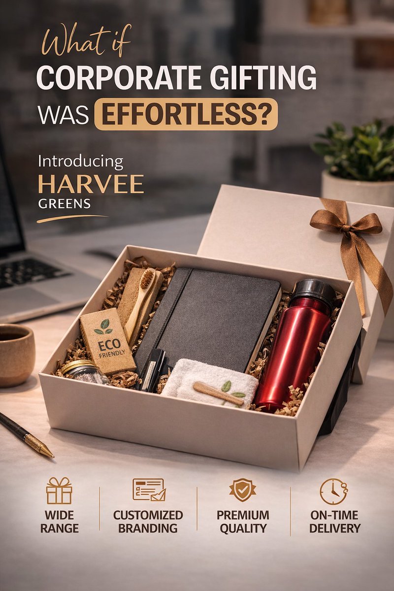 We help companies create impactful corporate kits without hassle. Custom branding, bulk orders, timely delivery. DM to get started.