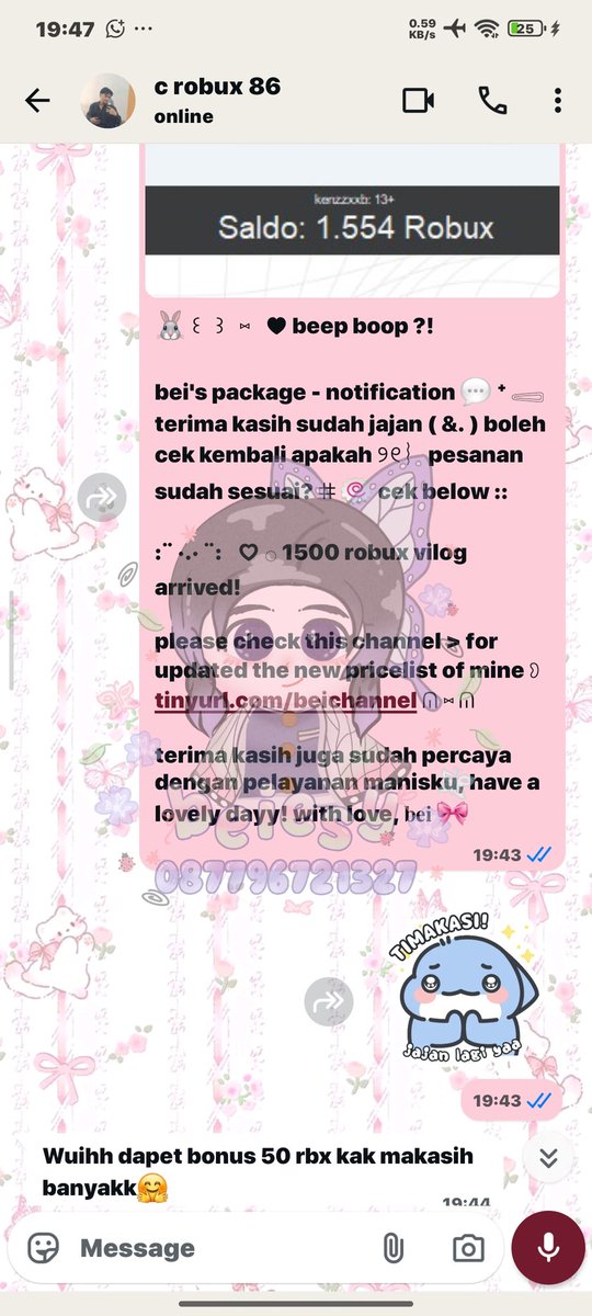strawbewlie's tweet photo. ⠀⠀⠀
─── 🍒 testi robux vilog (via login) 1500r ✅
⠀⠀⠀ https://t.co/WXPyI43Rnm
