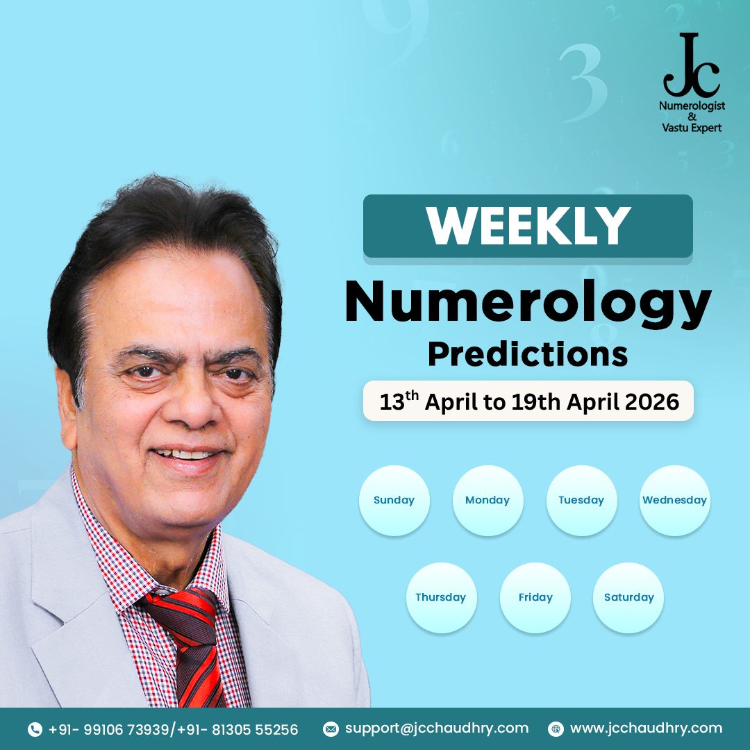 jc_chaudhry's tweet image. New week, new energies! See what’s unfolding for you based on your psychic number (1–9). Ready to crack the week ahead?
Know More: jcchaudhry.com/article/weekly…

#sunday #weekly #numerology #drjcchaudhry