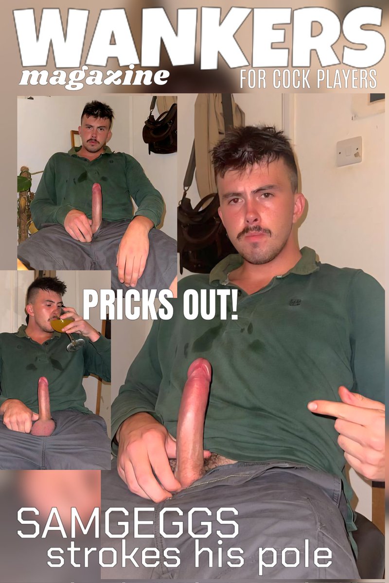 New WANKERS! 1 of 2 covers featuring <a href="/Samgreggs1/">Samgeggs</a> 😈😈😈 #wankersmag #wankaddicts #bators #cockwatchers #showyourcocks