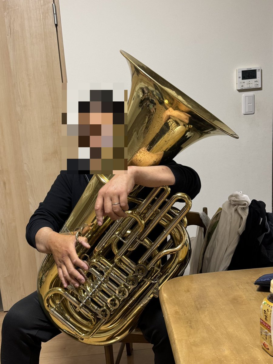 perc_dddn's tweet image. おおよそ7年ぶりに吹いてみました！！こう見えても小4から30年吹いてました🤣
軽いバズィングから始めよう🤣

#WELTKLANG
#MadeinGermany
#C管