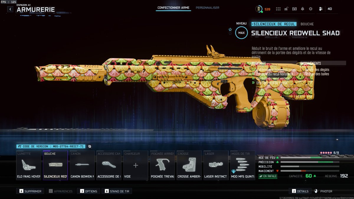 MallowCorp's tweet photo. 🚨J'ai monté et testé une nouvelle arme hier en live, c'est une pépite !
👉Vous allez devoir la passer prestige, faut voir les dégâts avec les bonnes augmentations, vous allez faire du 13k x5 (par rafale) !
🎯Espadon: M05-2TTG4-R8IC7-71 https://t.co/3lJux4YSa3