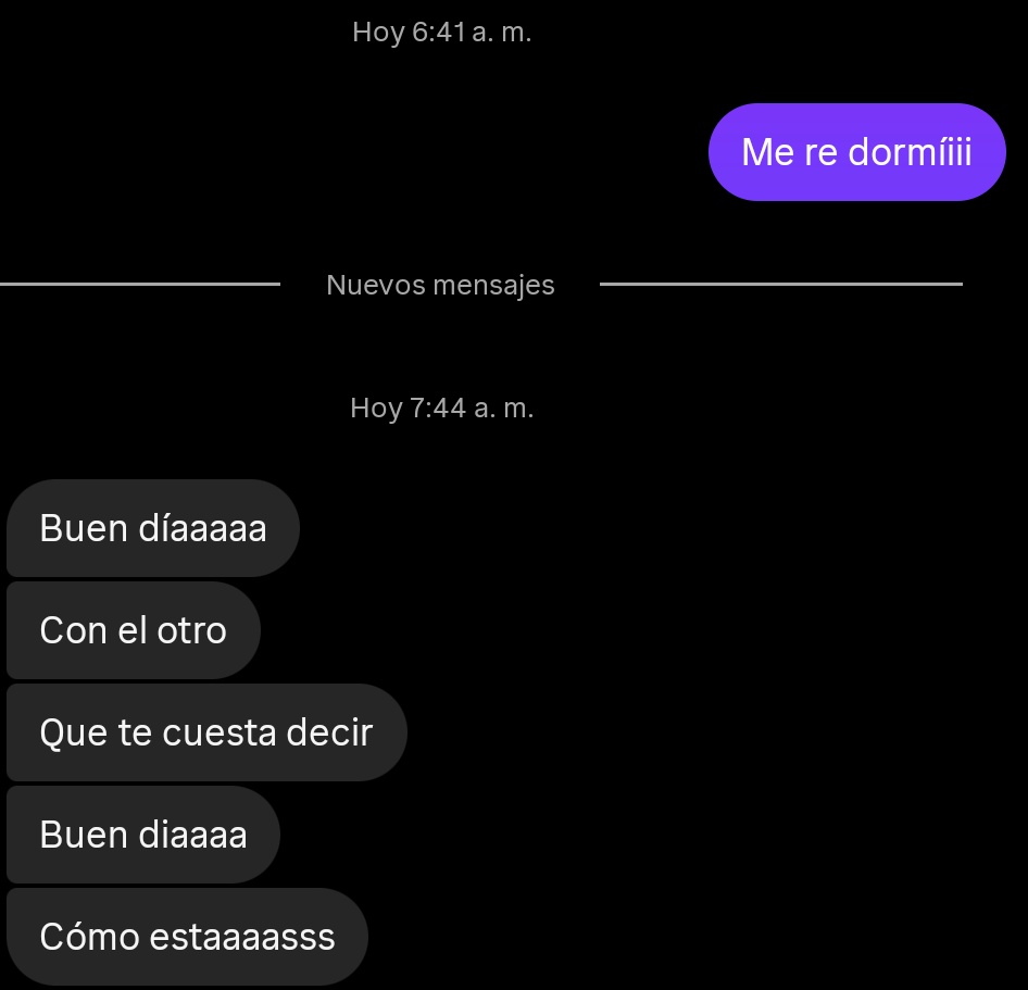 Yo la menos cariñosa 🤣