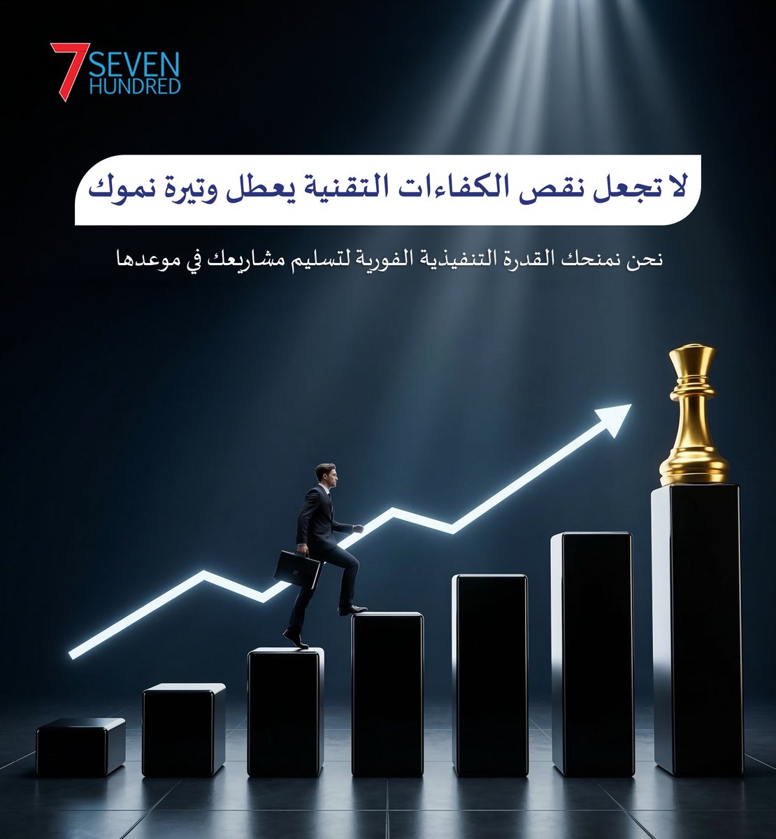 700apps2's tweet image. لو مشروعك كبر فجأة… فريقك جاهز؟ 🤔
أي نقص في Tech Roles = تأخير وتسليم أبطأ وفرص ضايعة. الحل؟ Staff Augmentation أسرع من التوظيف التقليدي.#StaffAugmentation #Outsourcing #GCCBusiness #700Apps