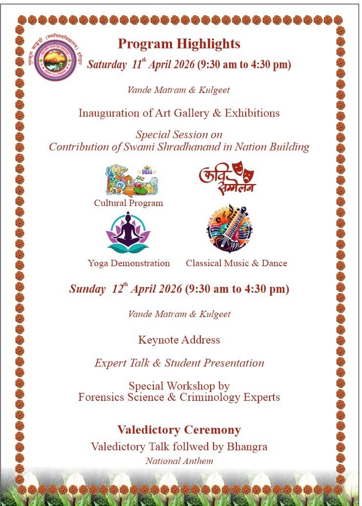 Gurukula Kangri (Deemed to be University) tweet media