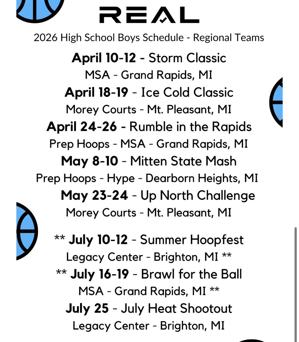 ConTulg7's tweet photo. Here is my schedule for my AAU season with @REALbasketball_ ,excited to get to work!!
@HankampScott @Gilbert_Hoops https://t.co/geMoarHNGo