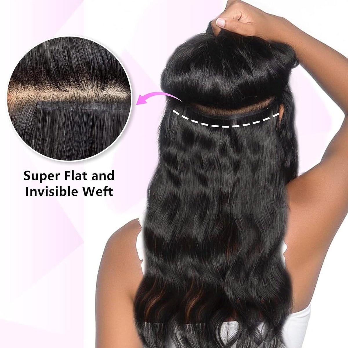 BikokwaInocent's tweet photo. 16 inch Seamless Body Wave Clip in Extensions Real Human Hair Extensions Clip Ins 110g 7pcs Thick Invisible Clip in Hair Extensions #1B Natural Black  https://t.co/1QvoZkXPNY https://t.co/wSnmxs9jdz