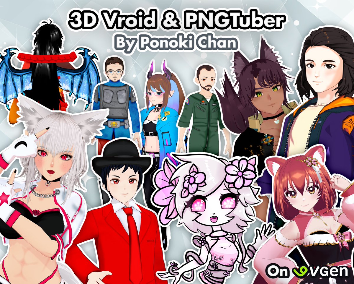 Ponoki_Chan's tweet photo. Hello!!
Je voulais vous prévenir que même si la petite est malade en ce moment, je suis toujours ouverte de nouvelles commi d'avatar (ou autre) !
3D VRoid Studio (à partir de 100€) et PNGTuber (à partir de 50€)
Merci de me contacter si vous voulez me commissionner o/ 
Merci 🙏 https://t.co/11D1TTNkgE