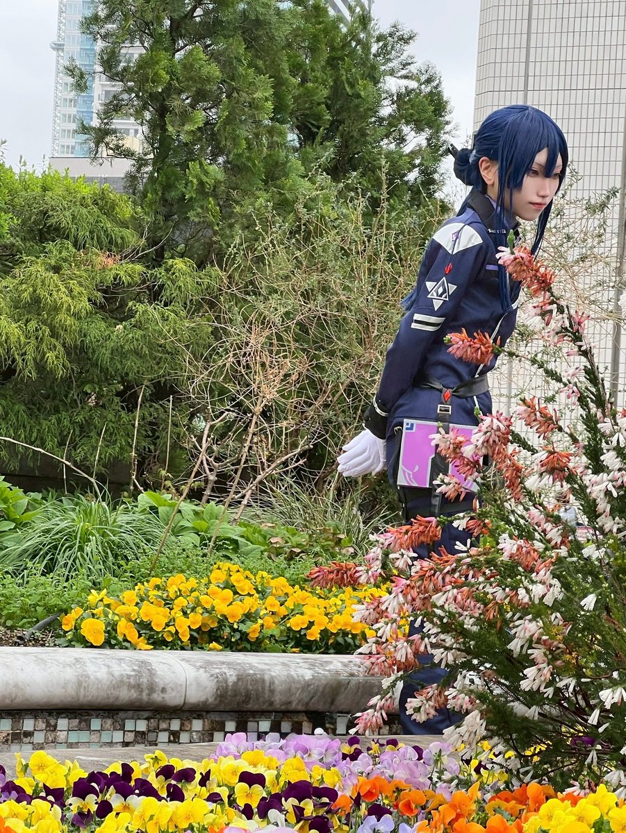 cos / ☯

お写真確認中のところを🌞と🎻🛵が撮ってくれた
お花いっぱいで素敵💐

#池アコ
