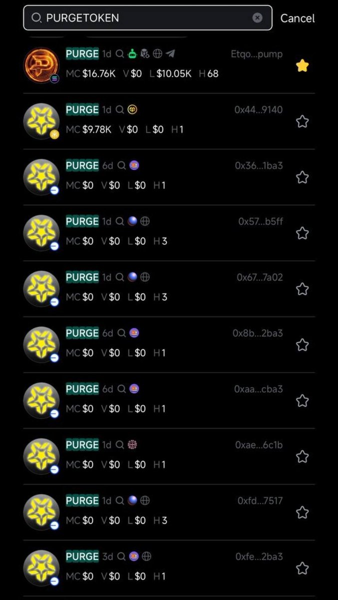 PurgeTokenX's tweet photo. Stay safe out there guys!

Only one is Real!

#meme #ct #sol #ad #token #pump https://t.co/n3K84jTn9L