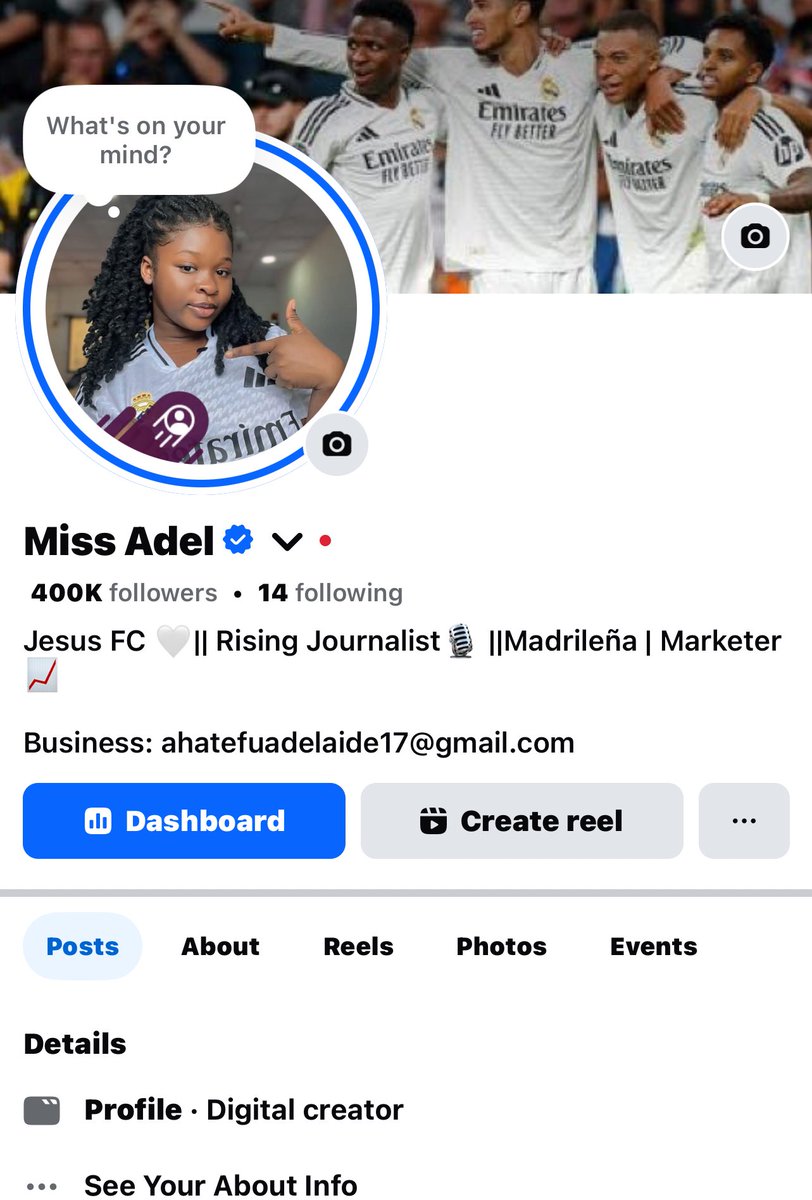 Thank you for 400k followers on facebook , thank you to God and everyone that made this happen ❤️