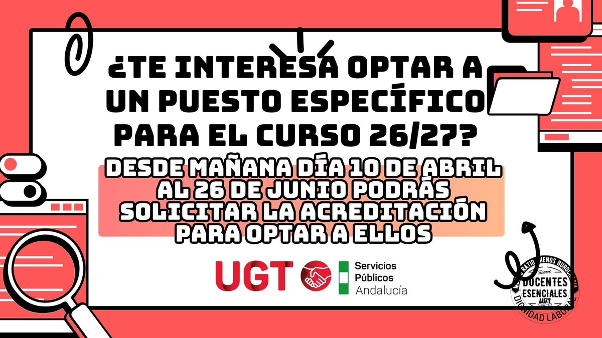 UGT Educación Andalucía tweet media