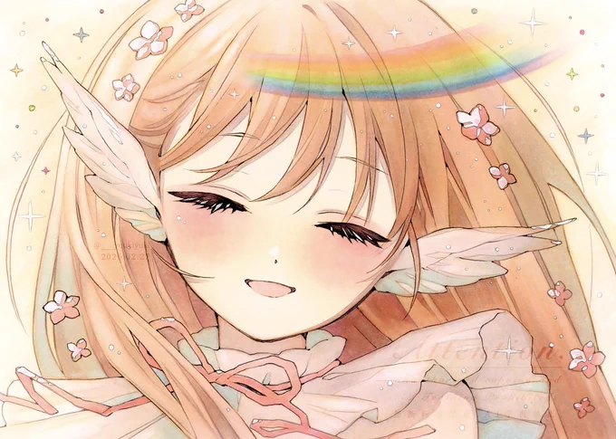 〖 Happiness for you 〗 漫画原稿用紙|コピック|顔彩