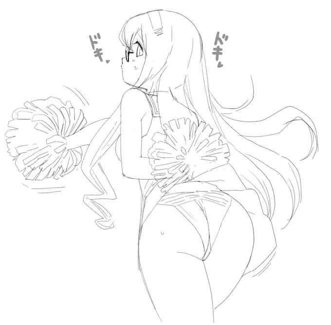 チア大淀さん落書き 