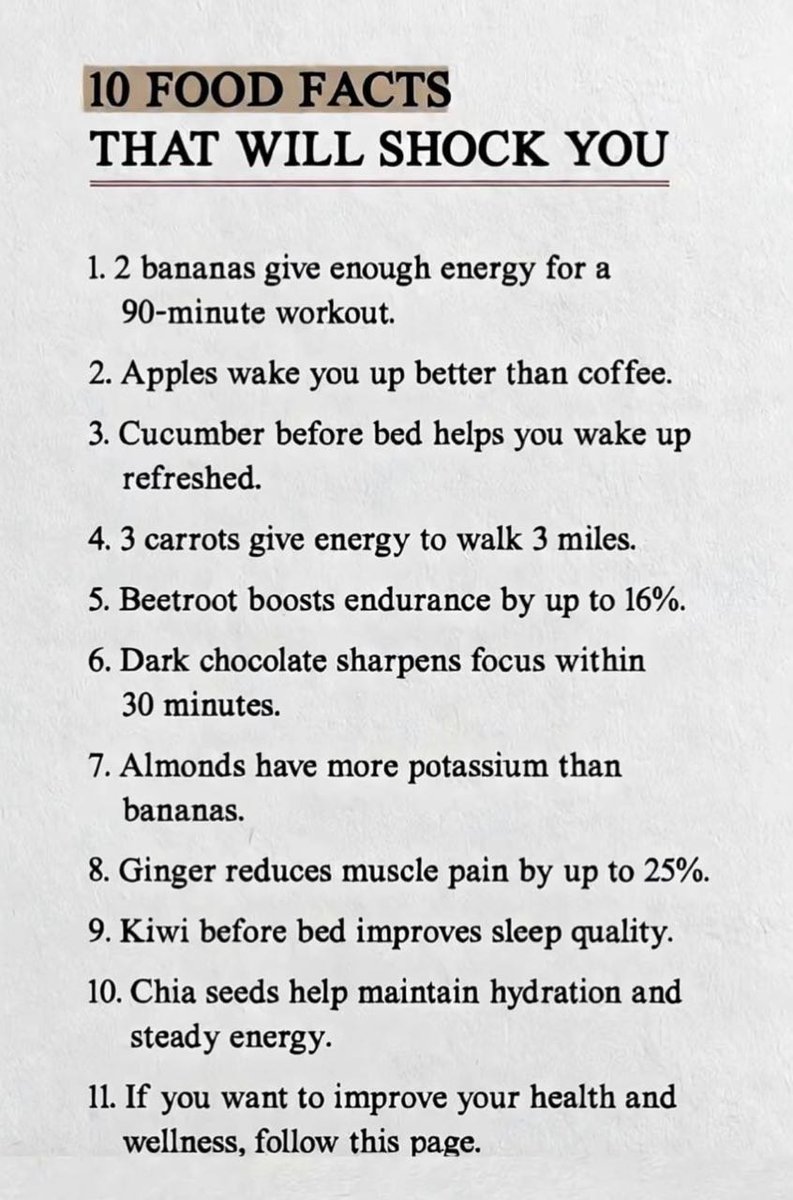 Food Is Medicine… 🌿⚡️
If You Know What To Eat. 🍌🍎🥒🥕🫚🥝