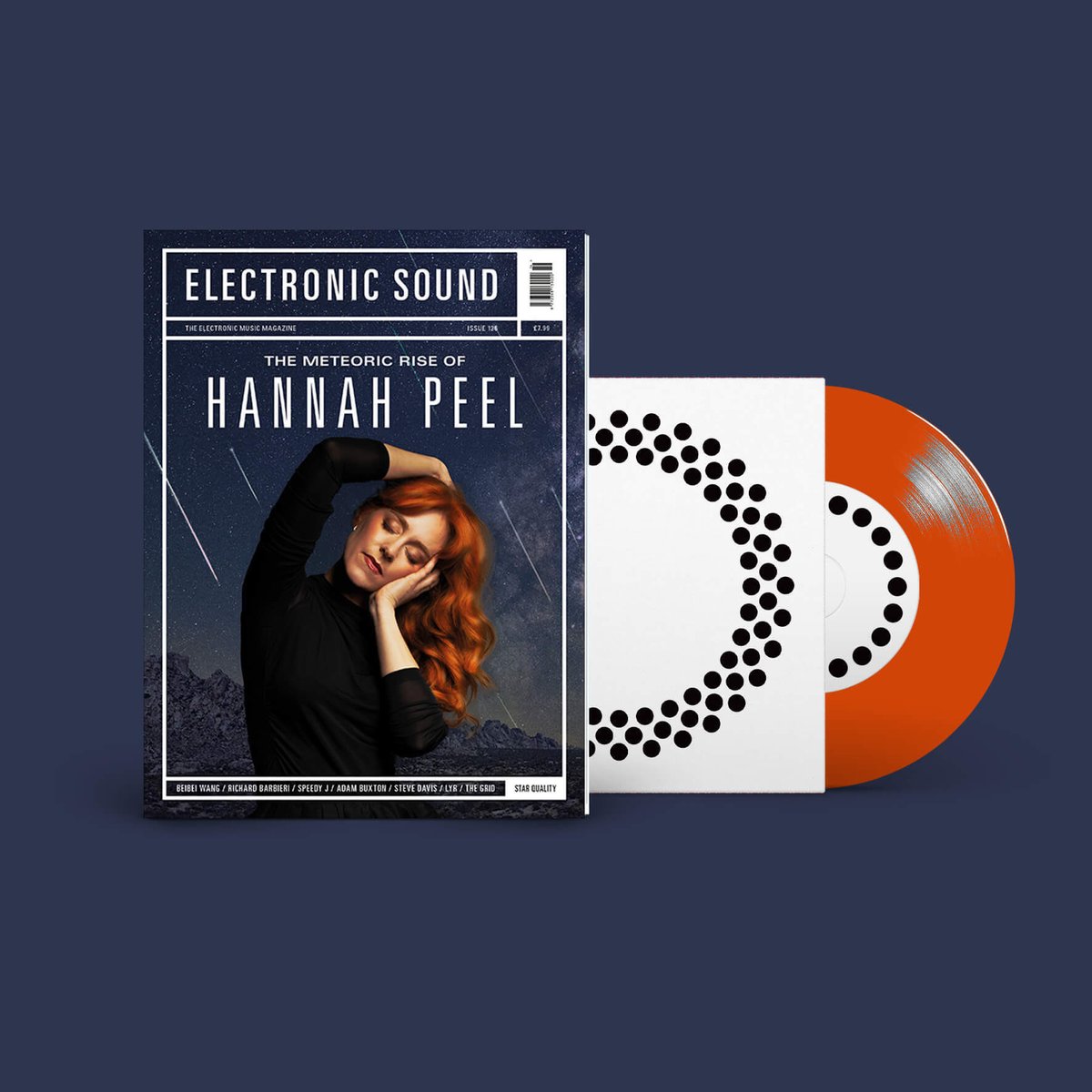 ElectronicMagUK's tweet photo. NEW ISSUE OUT NOW! We have the awesome HANNAH PEEL on the cover of this month’s Electronic Sound and we’re bundling the mag with an orange vinyl seven-inch featuring two cracking tracks Hannah recorded with virtuoso percussionist BEIBEI WANG. Order now at https://t.co/K6PSFlMTvJ https://t.co/ExBD1GHRmf