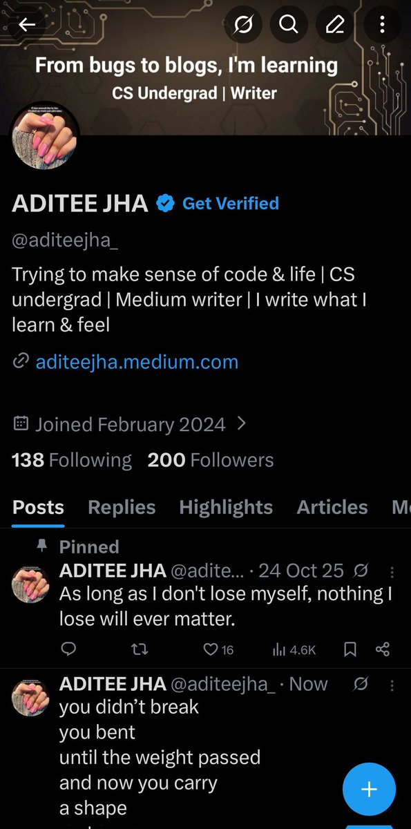 ADITEE JHA tweet media