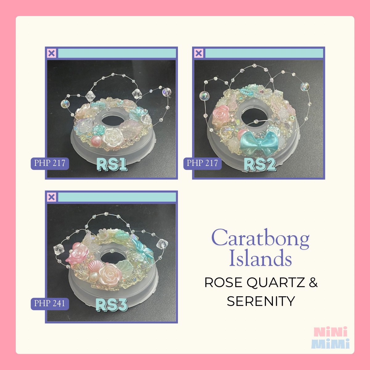 by_ninimimi's tweet photo. Caratbong islands ❀ 
— the carat collection

❀ 1 quantity per design
❀ Mine basis!
❀ reply: mine + code[ex: mine + MH1]
❀ prices are on the photo

mop: gcash/maya/bdo
mod: SDD/ggx

🏷️ #by_NiNiMiMi wts lfb seventeen svt carat deco island cbv2 cbv3 https://t.co/gvZipXPRCT