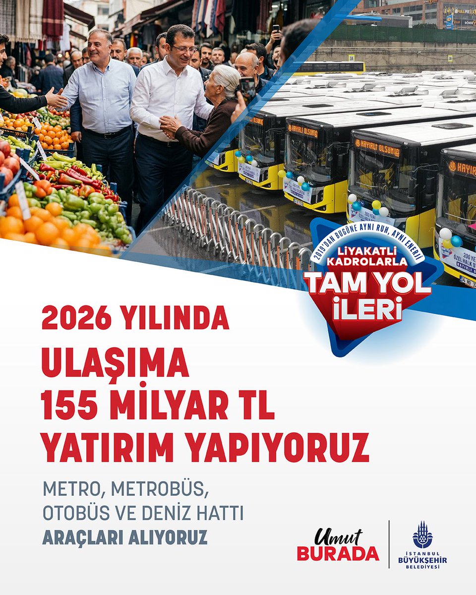 İstanbul Büyükşehir Belediyesi tweet media