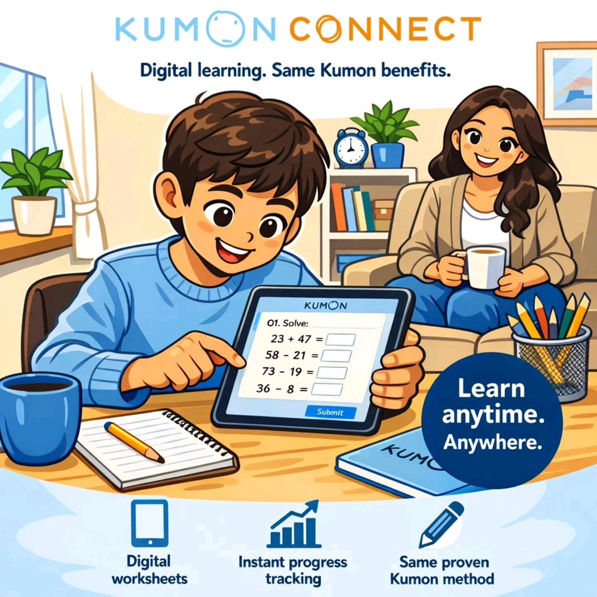 Pages_Potties's tweet image. Less stress. More progress.
One small step every day. 📚✨

Interested? Book an assessment via kumon.co.za/mokopane or WhatsApp us on 066 268 8160 😃

#TechTuesday #Kumon #KumonMokopane #digitalstudy #MathsAndEnglish