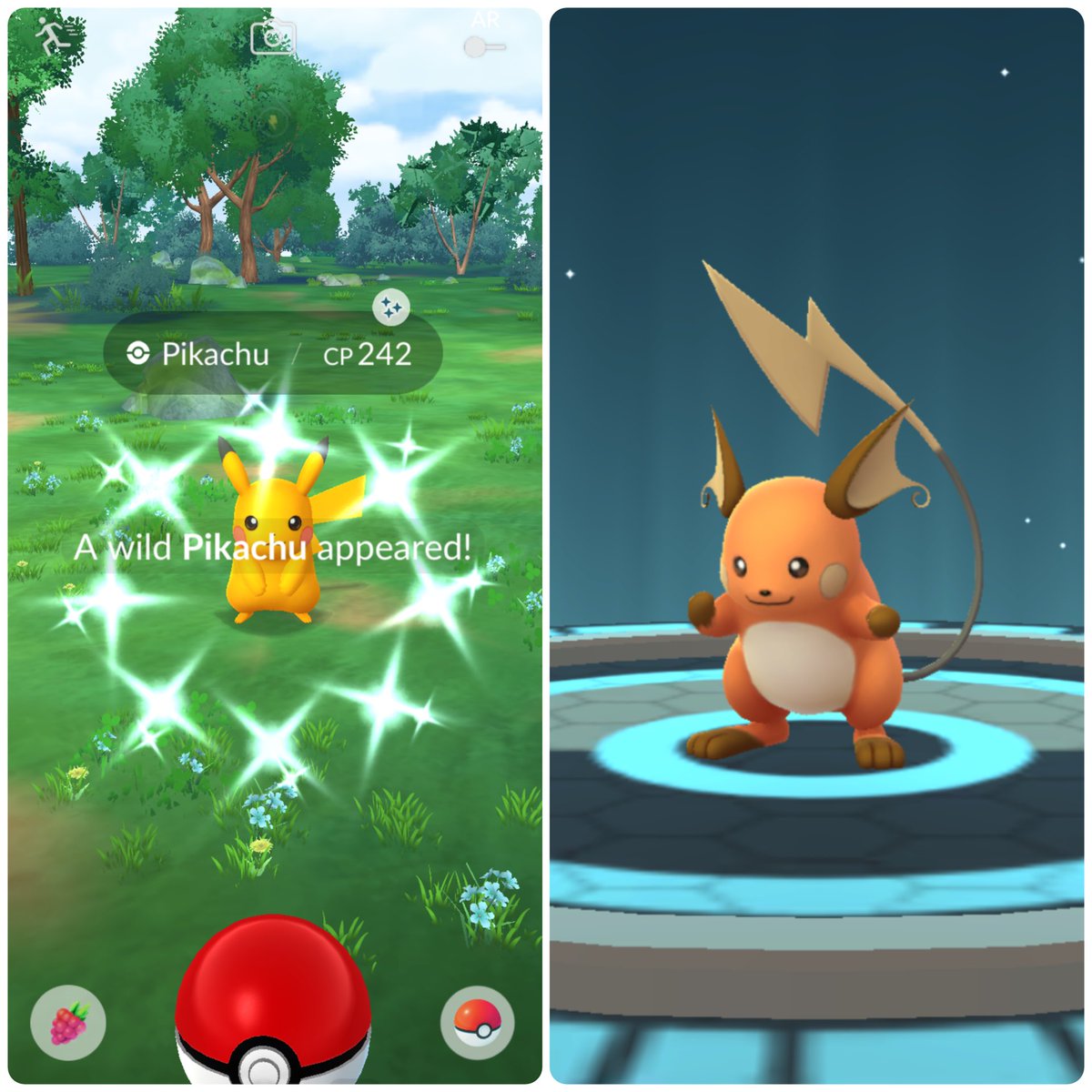 blastoise_joe's tweet photo. My first shiny non costume Pikachu in what feels like forever! ⚡️ #PokemonGO #PokemonGOApp https://t.co/mnNiMklI8v