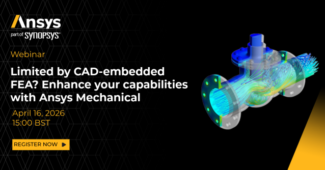 cnundy's tweet photo. Join us on April 16 to be introduced to Ansys Mechanical and learn how it delivers advanced FEA simulation through a modern, easy-to-use interface, expanding your structural and thermal FEA capabilities. Register now! https://t.co/42zg6gB7Rr https://t.co/G4Z17elDSh