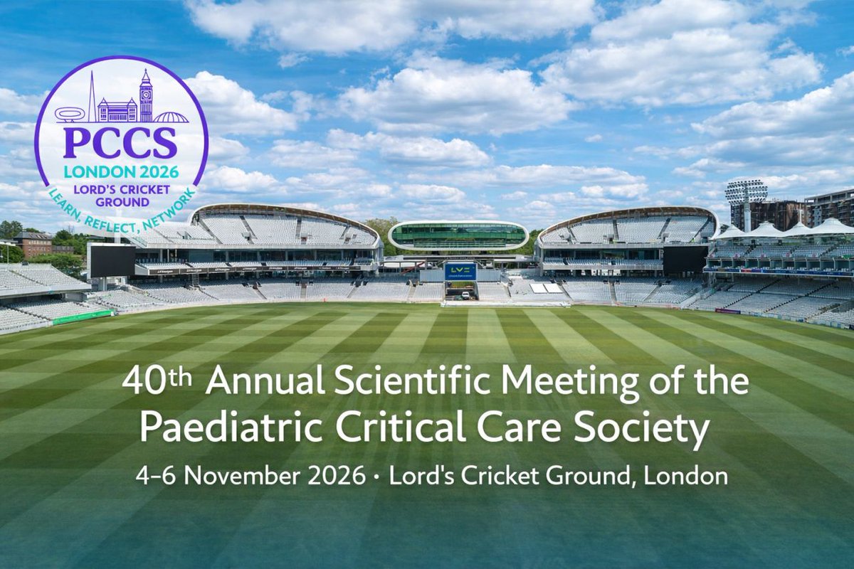 Paediatric Critical Care Society tweet media