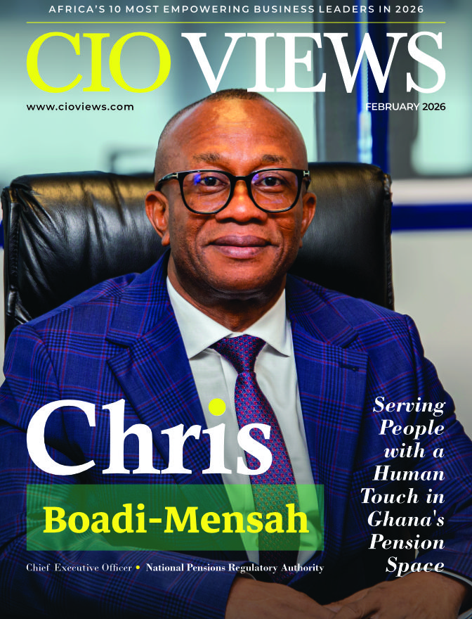 boadi_chris's tweet photo. It is an honour to be recognized among Africa’s Most Empowering Business Leaders 2026 and to be featured on the cover of CIO VIEWS, a global business and technology publication. I remain committed to purposeful leadership and sustained impact. https://t.co/TJaS9cZKNa