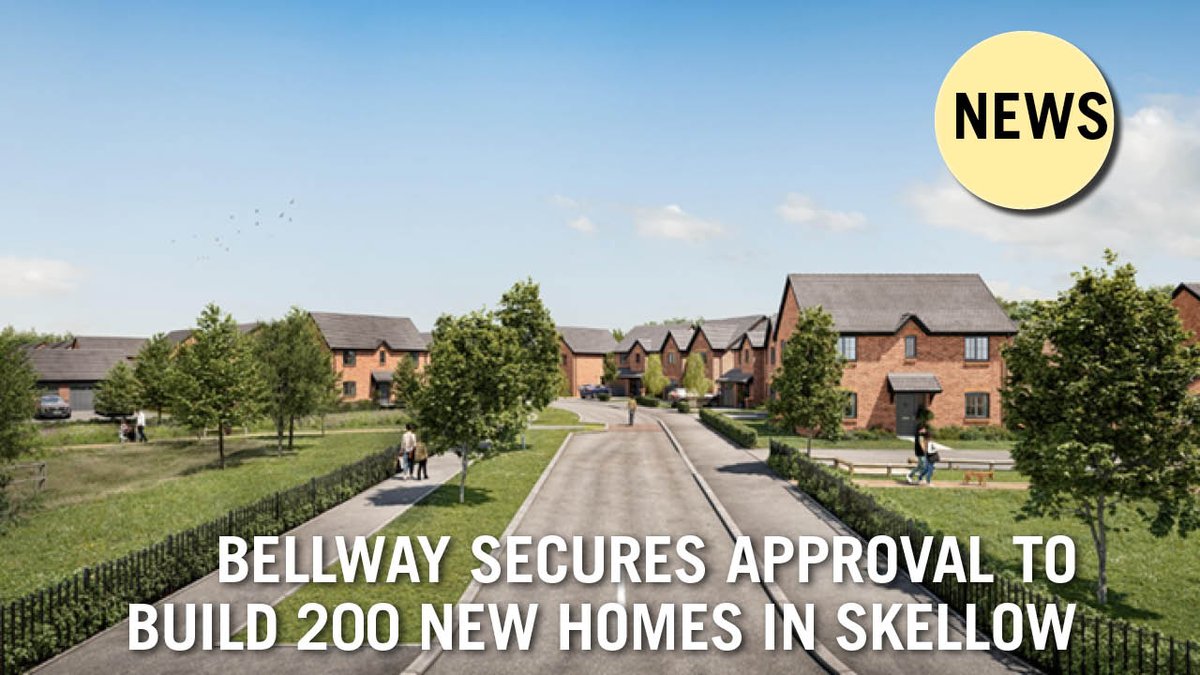 Housebuilderdev's tweet image. 🏡 Bellway has received the green light to build 200 new homes in Skellow. Check out the details here: hbdonline.co.uk/news/bellway-s… #NewHomes #Skellow #Construction 🚧