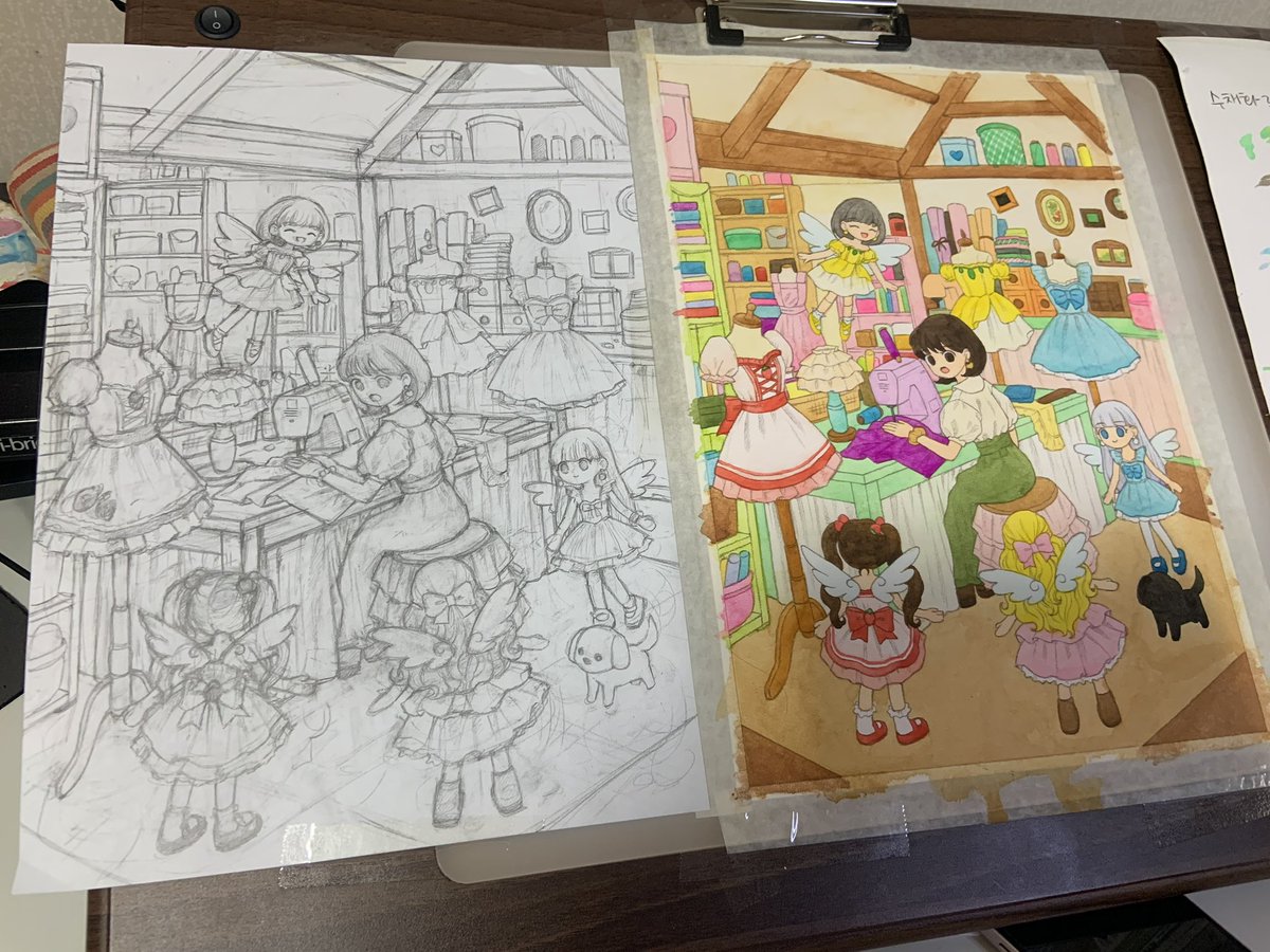 로원 ROWON💙세번째 컬러링북 출간 tweet media