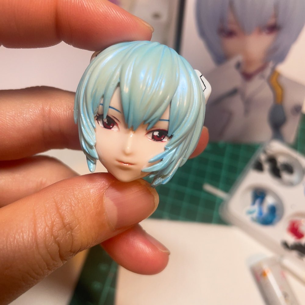 ゆう @綾波レイ完成 tweet media