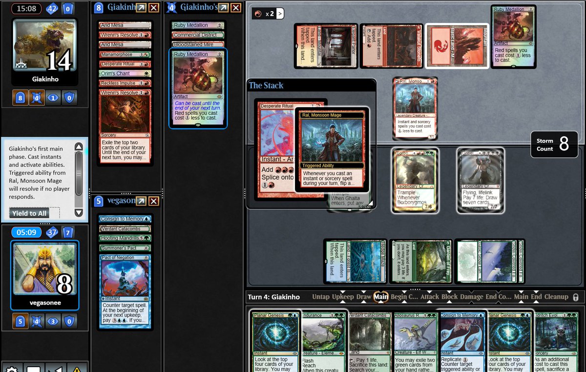 Natity97's tweet photo. Let me cook 👨🍳🔥
Bomboclat > Ureni 💥
Follow my profile and accounts to stay up to date with the testing — I’m putting in a lot of reps and loving the process 📈
(Spicy list currently in testing for RCQs 👀)
#MTG #MagicTheGathering #Modern #Neoform #MTGModern #RCQ #MTGTesting https://t.co/80zKI6RQ16