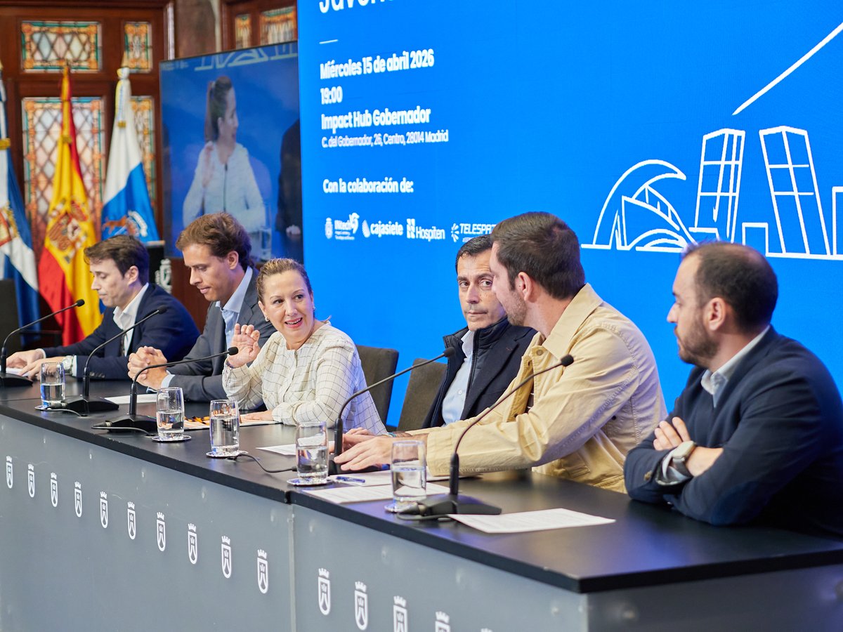 CabildoTenerife's tweet image. 👱‍♀️👱‍♂️ #JUVENTUD #INNOVACIÓN 𝗘𝗹 𝗖𝗮𝗯𝗶𝗹𝗱𝗼 𝗱𝗲 𝗧𝗲𝗻𝗲𝗿𝗶𝗳𝗲 𝗰𝗼𝗻𝗲𝗰𝘁𝗮 𝗲𝗻 𝗠𝗮𝗱𝗿𝗶𝗱 𝗲𝗹 𝘁𝗮𝗹𝗲𝗻𝘁𝗼 𝗷𝗼𝘃𝗲𝗻 𝘁𝗶𝗻𝗲𝗿𝗳𝗲𝗻̃𝗼 𝗰𝗼𝗻 𝗹𝗮𝘀 𝗼𝗽𝗼𝗿𝘁𝘂𝗻𝗶𝗱𝗮𝗱𝗲𝘀 𝗱𝗲 𝗲𝗺𝗽𝗿𝗲𝘀𝗮𝘀 𝗱𝗲 𝗹𝗮 𝗶𝘀𝗹𝗮.

👉 Para organizar, 𝗮𝗰𝘁𝗶𝘃𝗮𝗿 𝘆