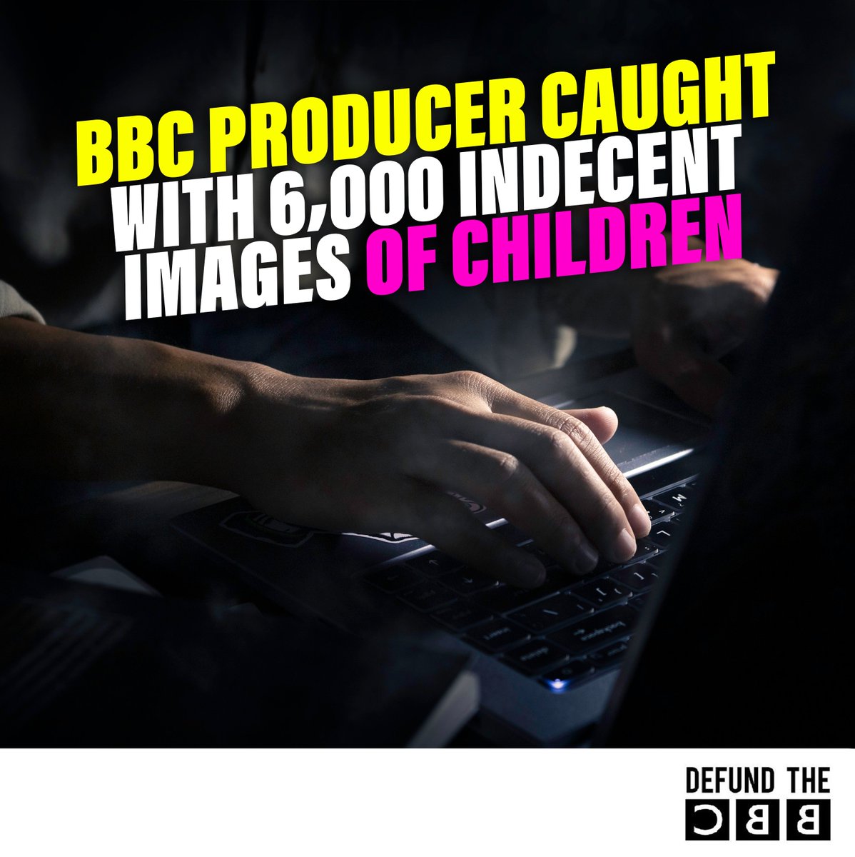 DefundBBC's tweet photo. Another day, another BBC scandal. This time a BBC producer was caught with thousands of indecent images of children.

More disturbing news coming out of this rotten organisation and licence fee payers have been forced to pay his wage. #DefundTheBBC https://t.co/QTBuQ1L31i